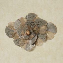 Fontana Floral Bloom Wall Art Gold