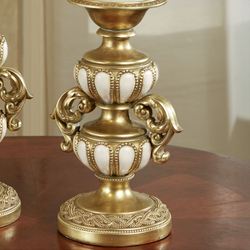 Millea Candleholders Ivory Set of Two