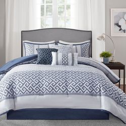 Bennett Comforter Bed Set Navy