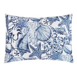 Blue Coast Shells Sham Standard