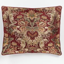 Tosca Flanged Sham Burgundy