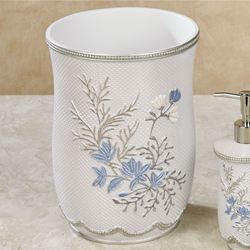 Capri Wastebasket Platinum