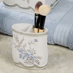 Capri Brush Holder Platinum