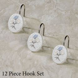 Capri Sheer Shower Curtain Ivory 70 x 72