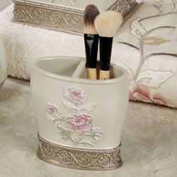 Dublin Rose II Brush Holder Ecru