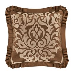 Surano II Flanged Pillow Chocolate 20 Square