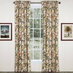 Virginia Tailored Curtain Pair Multi Warm 96 x 84
