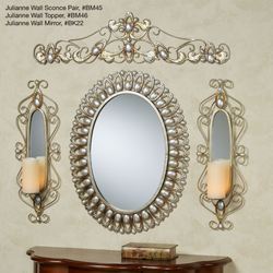 Julianne Wall Sconce Pair Champagne Gold