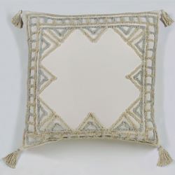 Serenta Tasseled European Sham Only Ecru