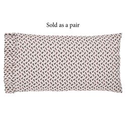 Florette Pillowcase Pair Brown