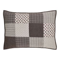 Florette Patchwork Sham Brown