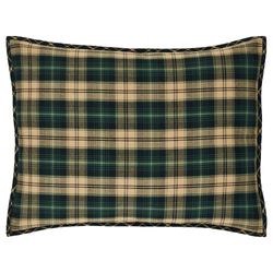 Pine Grove Plaid Sham Pine Green