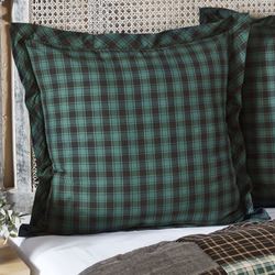 Pine Grove Buffalo Plaid European Sham Pine Green
