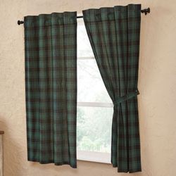 Pine Grove Buffalo Plaid Curtain Pair Pine Green 72 x 63