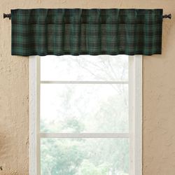 Pine Grove Buffalo Plaid Valance Pine Green