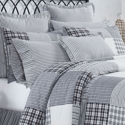 Sawyer Mill Black Patchwork Quilt