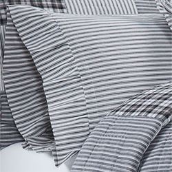 Sawyer Mill Black Striped Pillowcase Pair