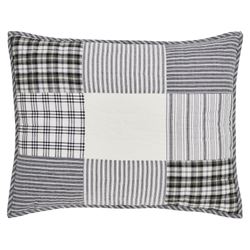 Sawyer Mill Black Patchwork Sham