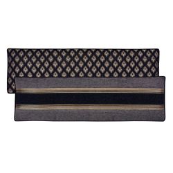 Savoy Reversible Jumbo Rectangle Pillow Black