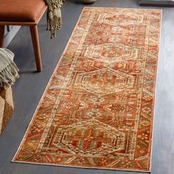 Hyker Rug Runner Rust 26 x 8