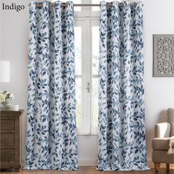 Wickfield Botanical Grommet Curtain Panel