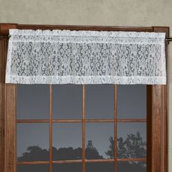 Damask Lace Tailored Valance 54 x 14
