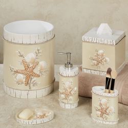 Beach Time Lotion Soap Dispenser Ivory