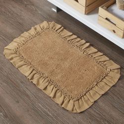 Burlap Bath Mat Tan 30 x 20
