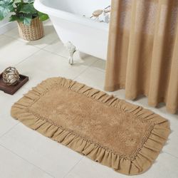 Burlap Bath Mat Tan 48 x 27