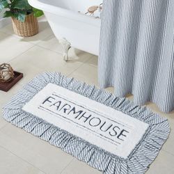 Sawyer Mill Bath Mat Blue 48 x 27