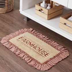 Sawyer Mill Bath Mat Claret 30 x 20
