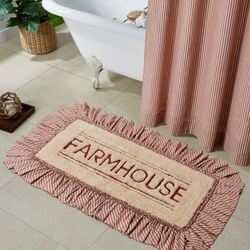 Sawyer Mill Bath Mat Claret 48 x 27
