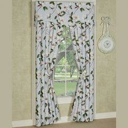 Magnolia Lane Wide Tailored Curtain Pair Gray 100 x 84