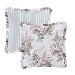 Estelle Blush Reversible Ruffled European Sham