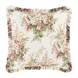 Estelle II Reversible Ruffled European Sham Peach
