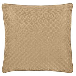 Lyndon Foulard Embroidered Pillow Gold 16 Square