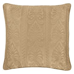 Lyndon Damask Embroidered Pillow Gold 18 Square