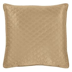 Lyndon Fan Quilted Pillow Gold 20 Square