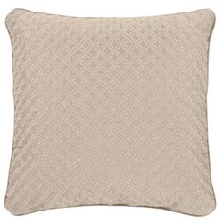 Lyndon Foulard Embroidered Pillow Natural 16 Square