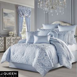 Liana Comforter Set Powder Blue