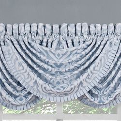 Liana Waterfall Valance Powder Blue 49 x 33