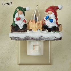 Gnome Campfire Nightlight Red/Green