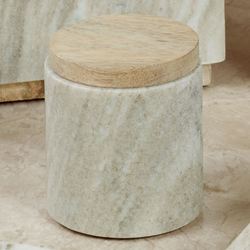 San Marino Covered Jar Beige