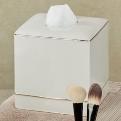 St Honore Tissue Cover Off White