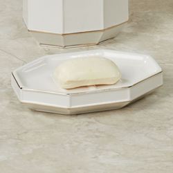 St Honore Soap Dish Off White