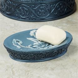 Dublin Rose Soap Dish Blue