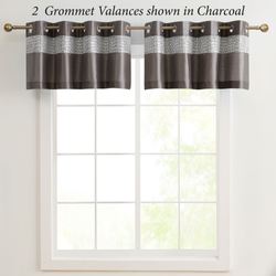 Ellison Wide Grommet Curtain Pair 110 x 84