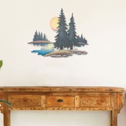 River Pines Wall Art Green