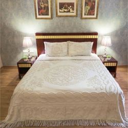 Zoe Fringed Bedspread