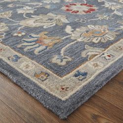 Emma Rectangle Rug Blue